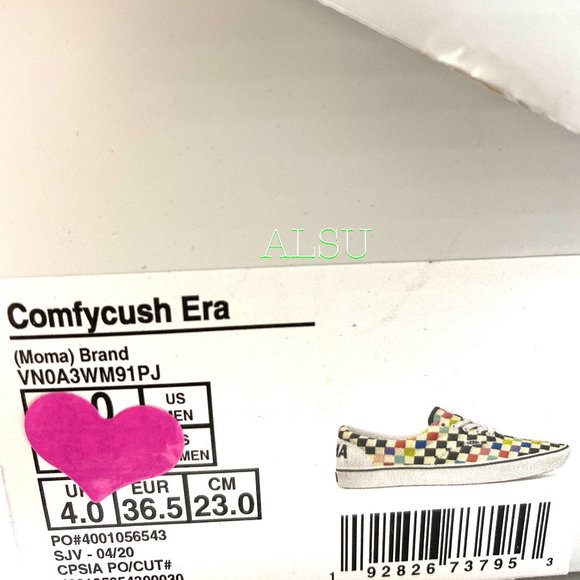 💖MEGA SALE💖VANS ComfyCush Era MoMA Canvas Sneakers Casual Women’s VN0A3WM91PJ - Picture 11 of 12